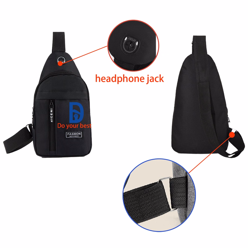 MOQ 100 Crossbody Waterproof Backpack
