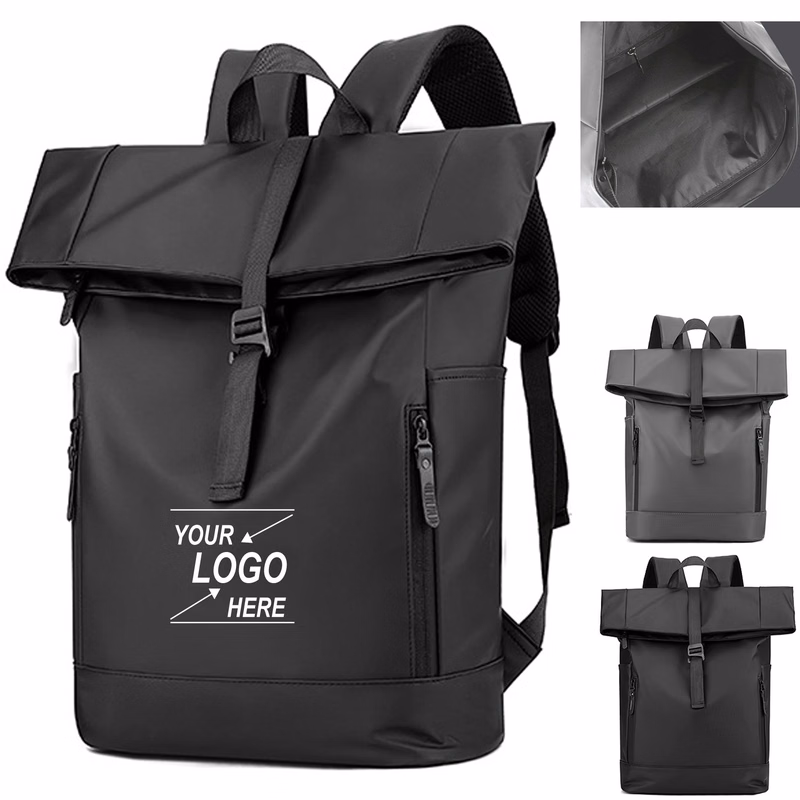 Roll Top Laptop Backpack 15.6 inch
