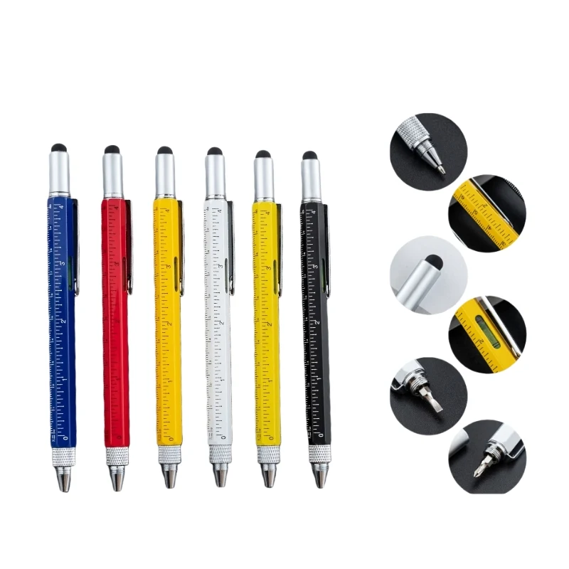 6-in-1 Metal Multi-Function Pen 1