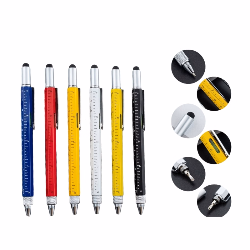 6-in-1 Metal Multi-Function Pen