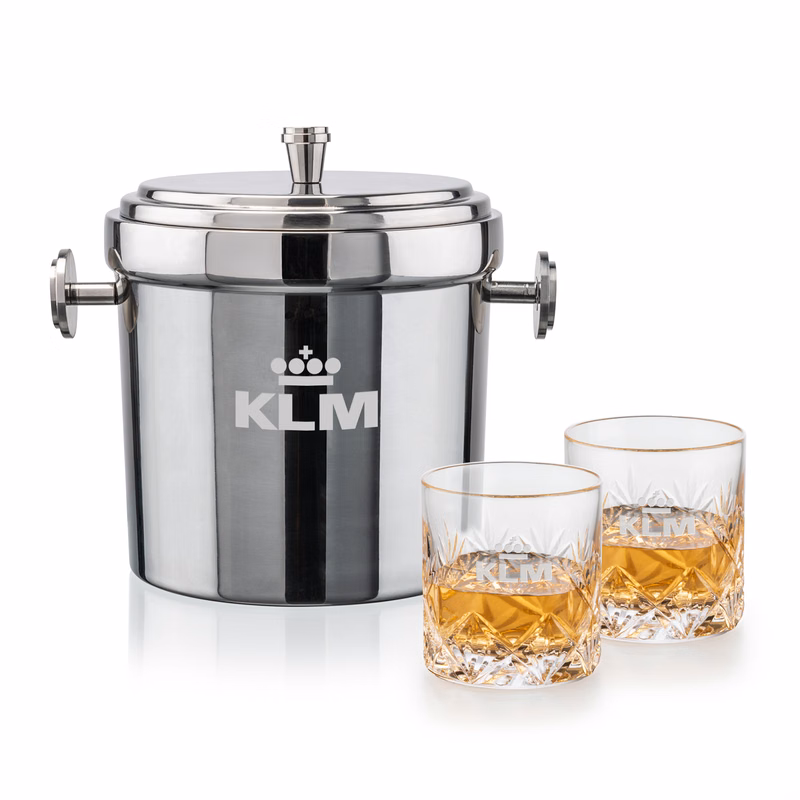 Milano Ice Bucket & Park Lane On-the-Rocks Set