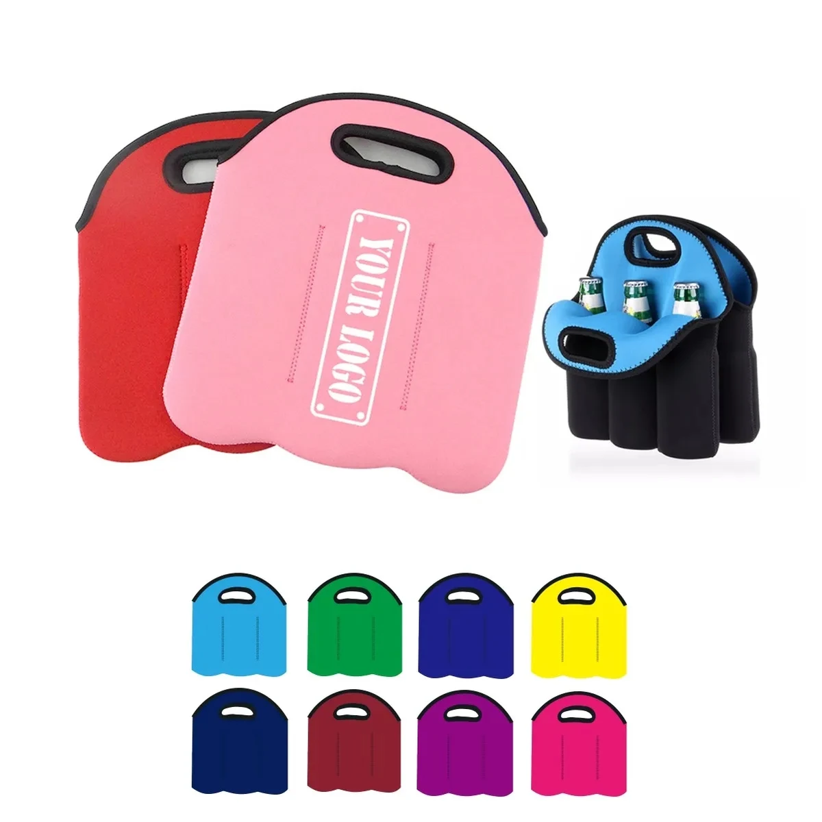6 Pack Bottle Can Carrier Tote 1