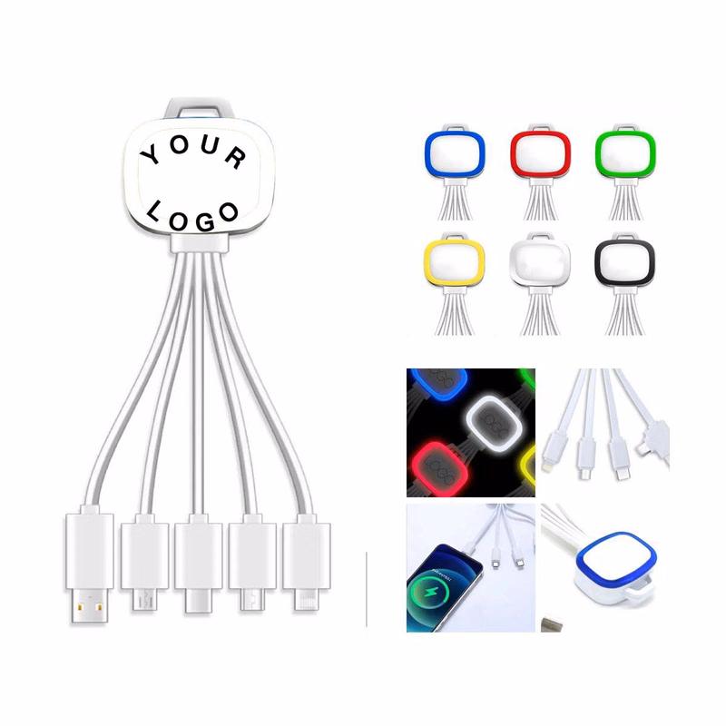 5 In 1 Multi Device Charging Cable with USB and Type C