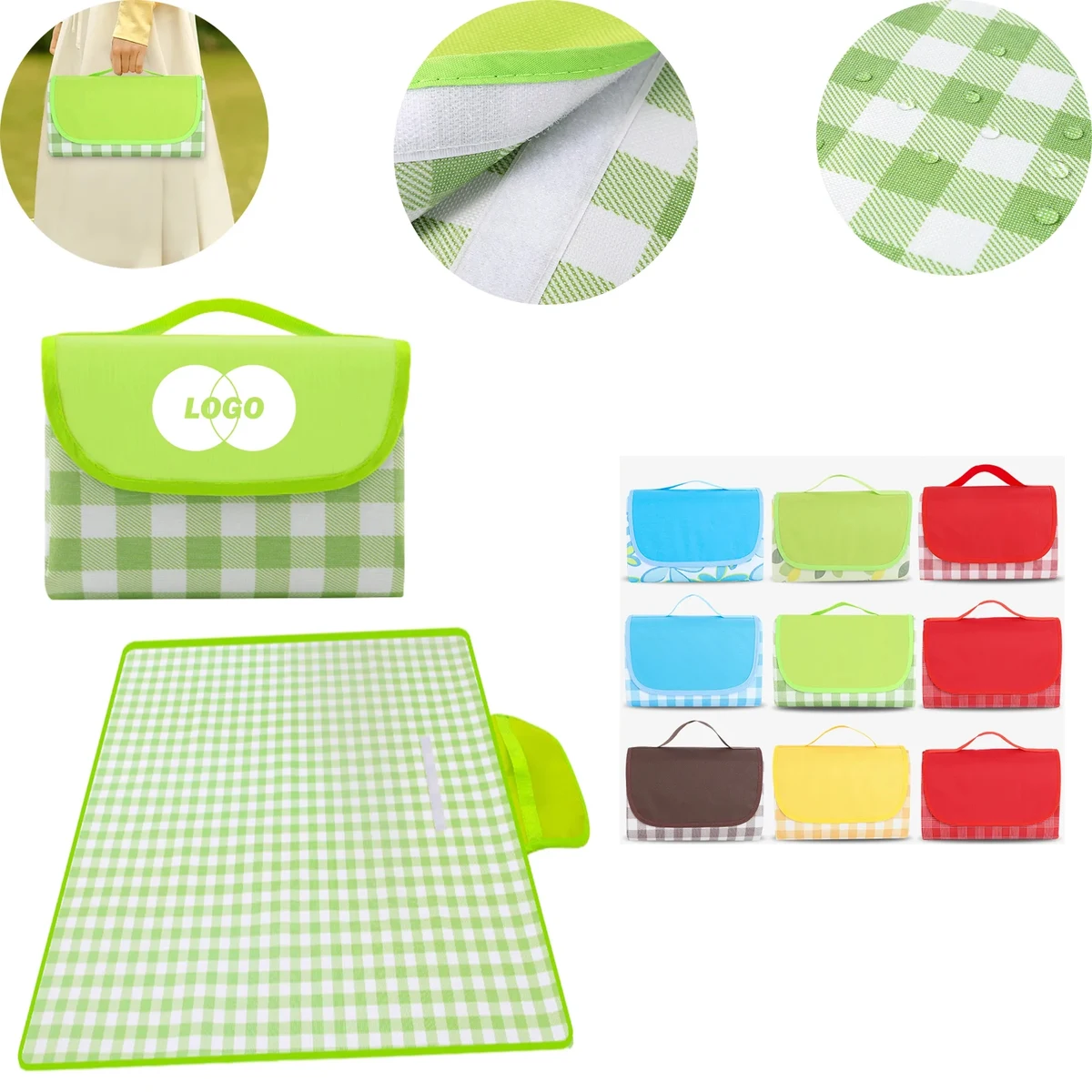 MOQ 50PCS Portable Beach Picnic Mat 1