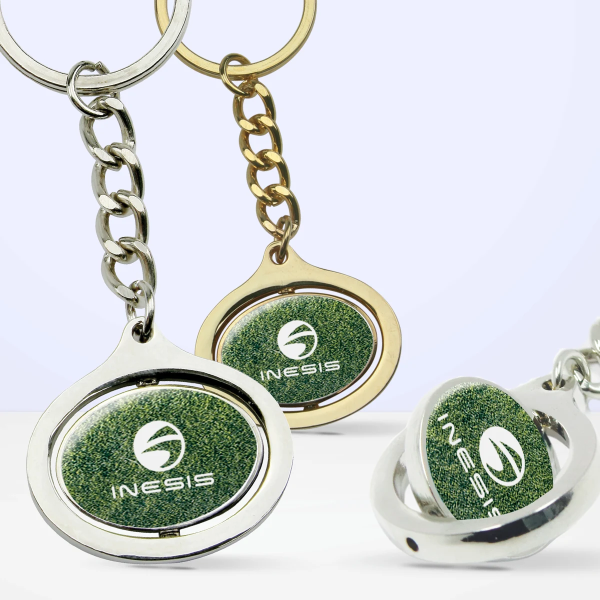 Stock Oval Dynamic Keychain (Express Photoart) 1