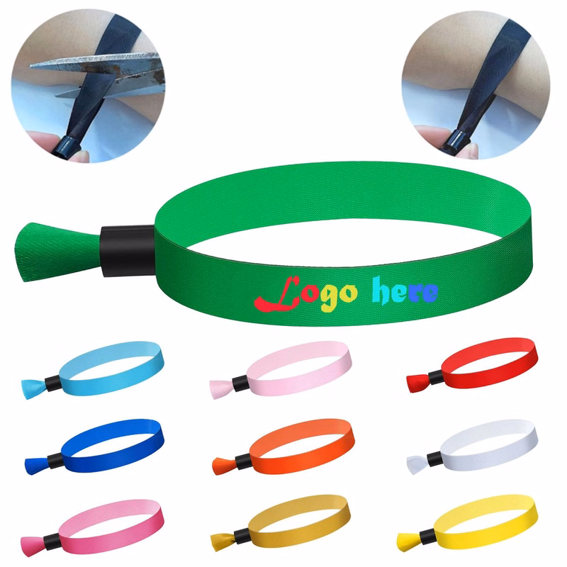 Full Color Disposable Polyester Wristband