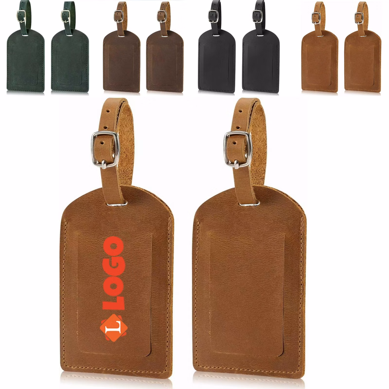 Custom Travel Leather Bag Tag