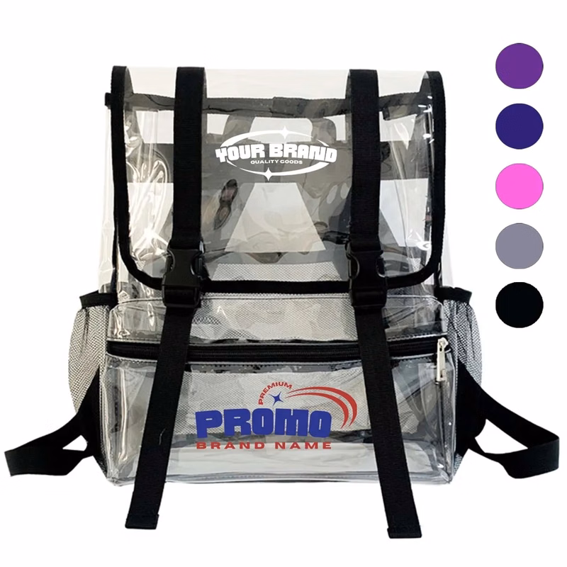 Large Capacity Clear Bags Stadium Approved School Backpacks