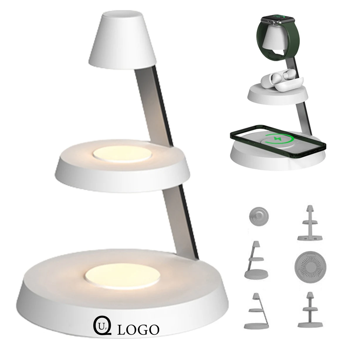 Magnetic Desk Lamp Wireless Charging Station 1