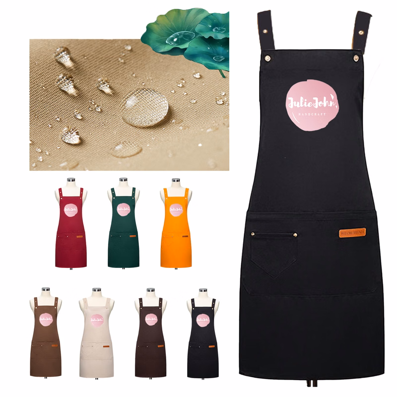 Kitchen Apron w/ Custom Imprint & Adjustable Strap 29" x 26"