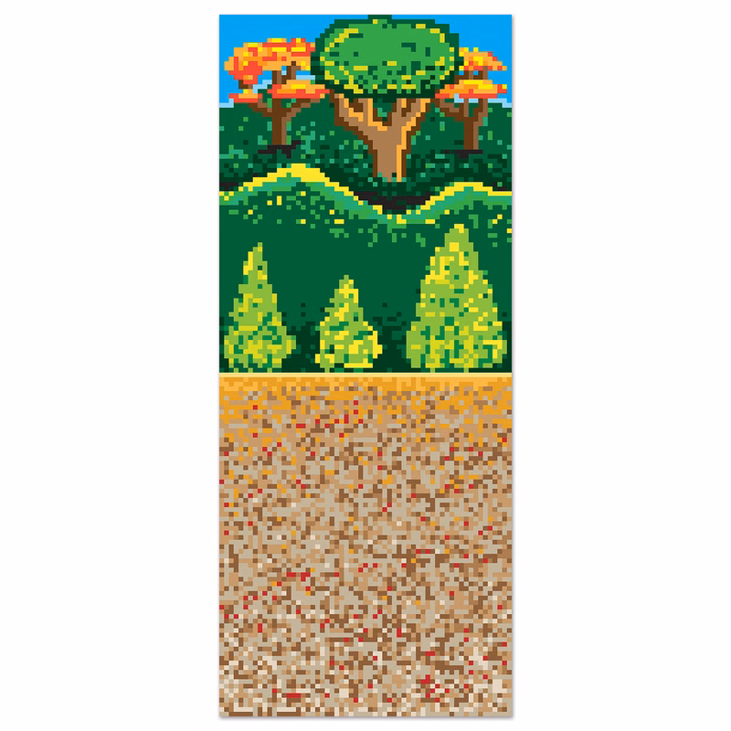 Forest 8-Bit Backdrop