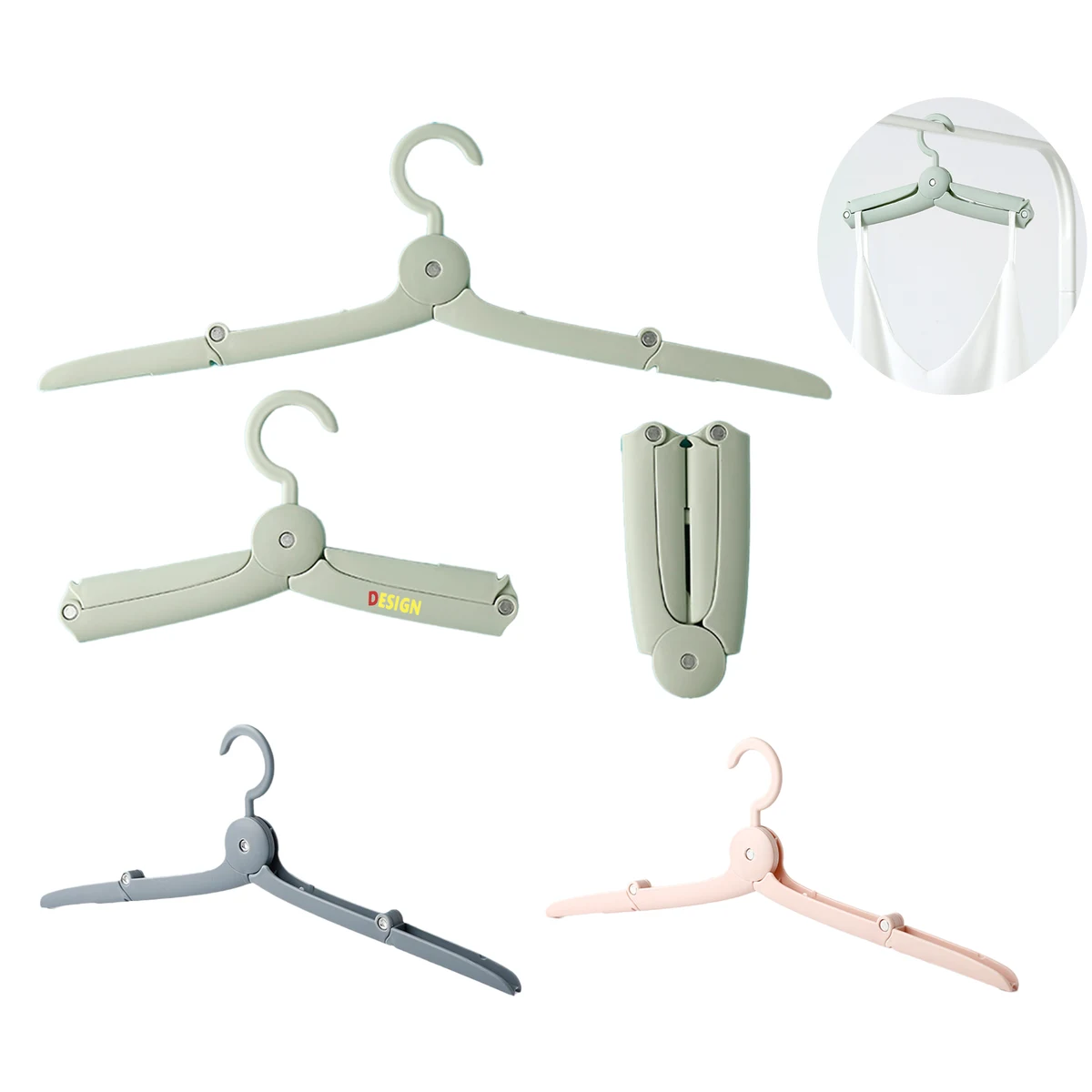 Foldable Travel Hanger with Custom Logo 1