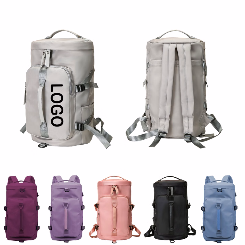 Gym Duffel Backpack With Shoes Compartment