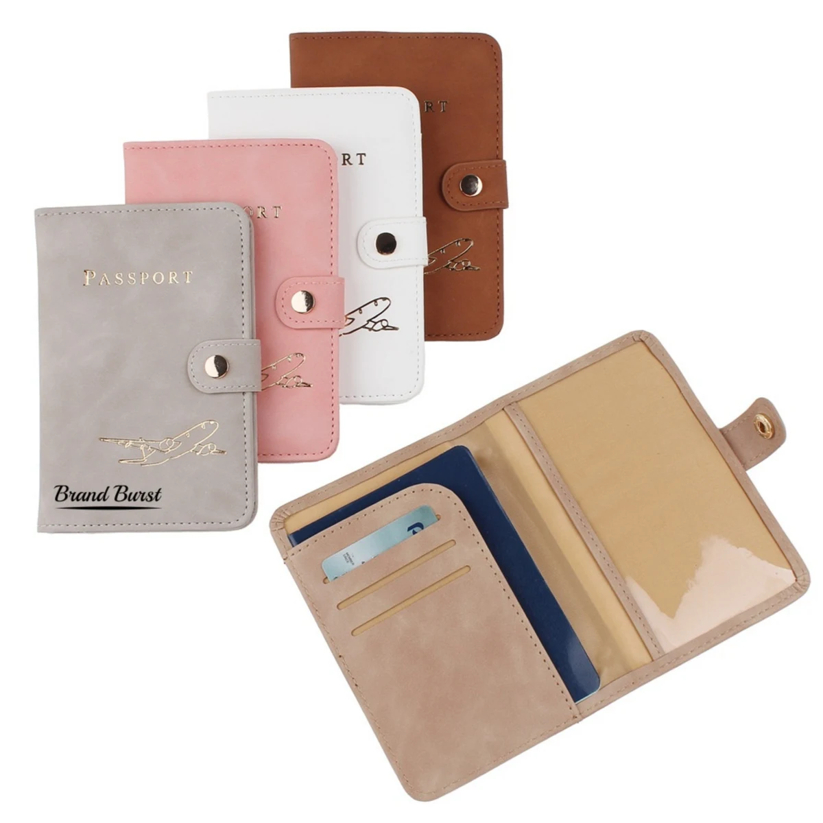 Simple Leather Passport Holder 1