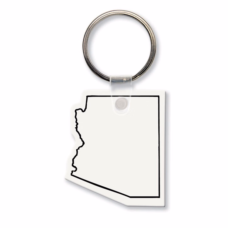 Arizona State Shape Key Tag (Spot Color)
