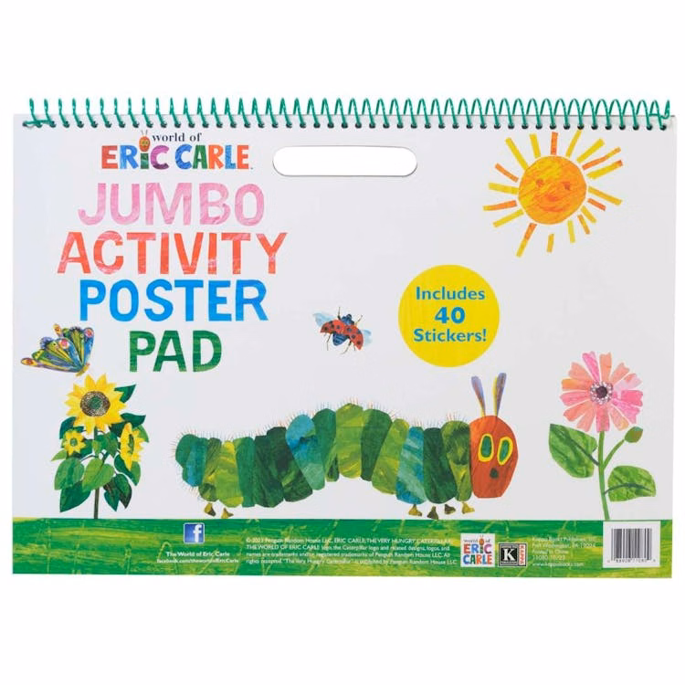 Eric Carle Jumbo Activity Pad - Two Titles
