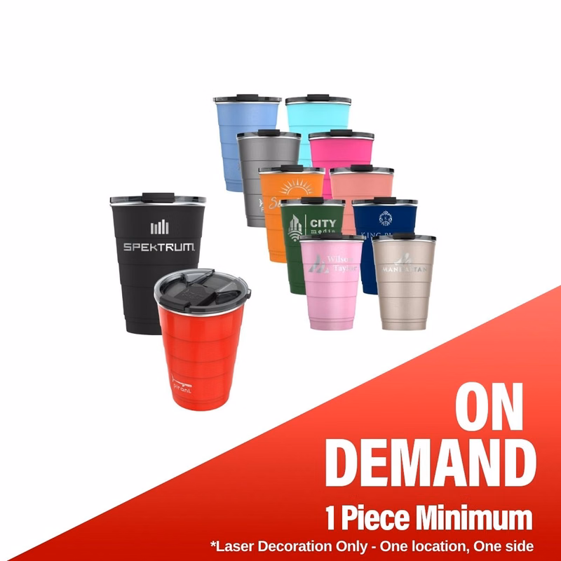 Pirani® 16oz Insulated Stackable Tumbler 2.0