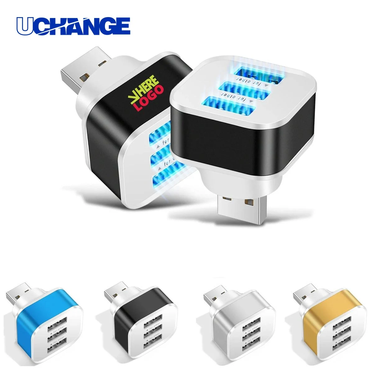 Fast Charge Dual Port USB Car Charger Adapter for Travel 1