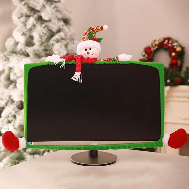 Christmas Cartoon Computer Dust Cover 1