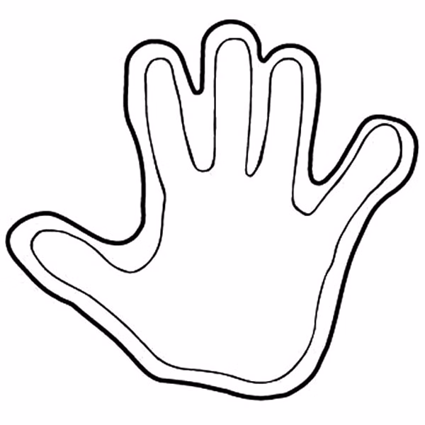 Large Hand Magnet - Full Color