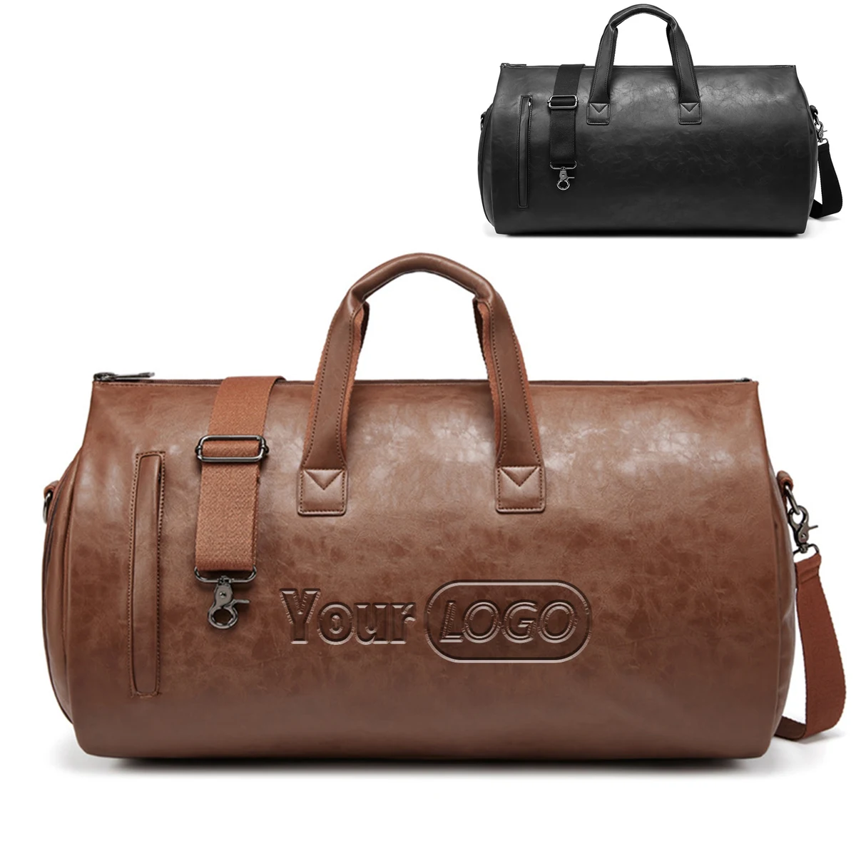 Vintage Duffle Bag with Shoe Compartment 1