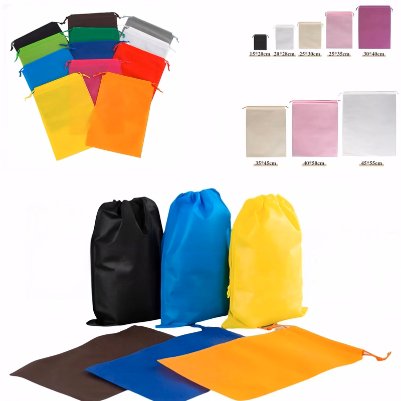 Heavy-Duty Waterproof Drawstring Bags