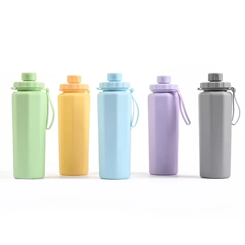 20 oz Foldable Silicone Sports Water Bottle 1