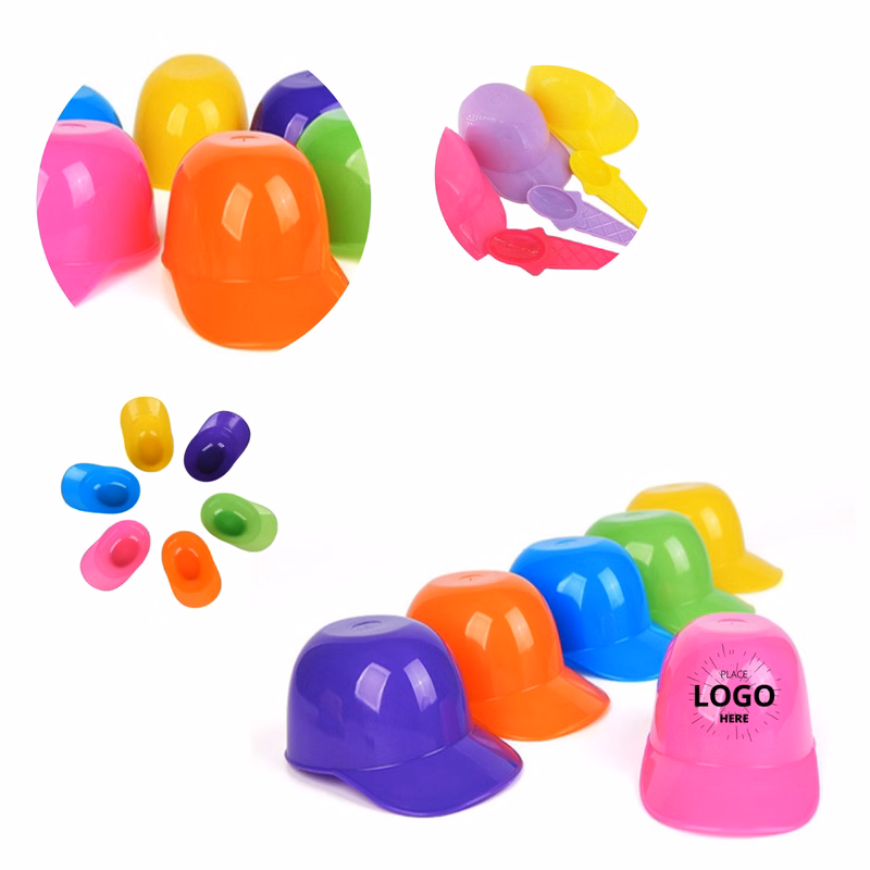 MOQ 100 Plastic Baseball Hat Ice Cream Bowl for Desserts