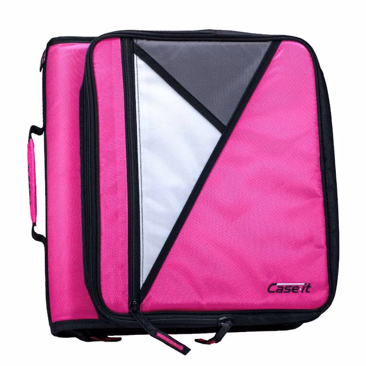 Case-It Universal Zipper Binders - Magenta 2"