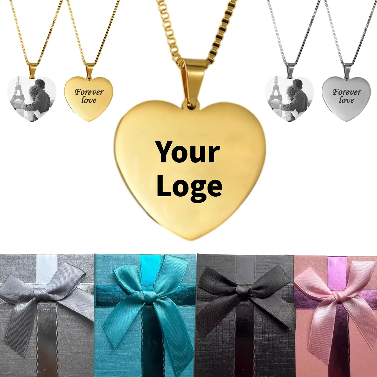 Custom Heart - Shaped Necklace for Love Gifts 1