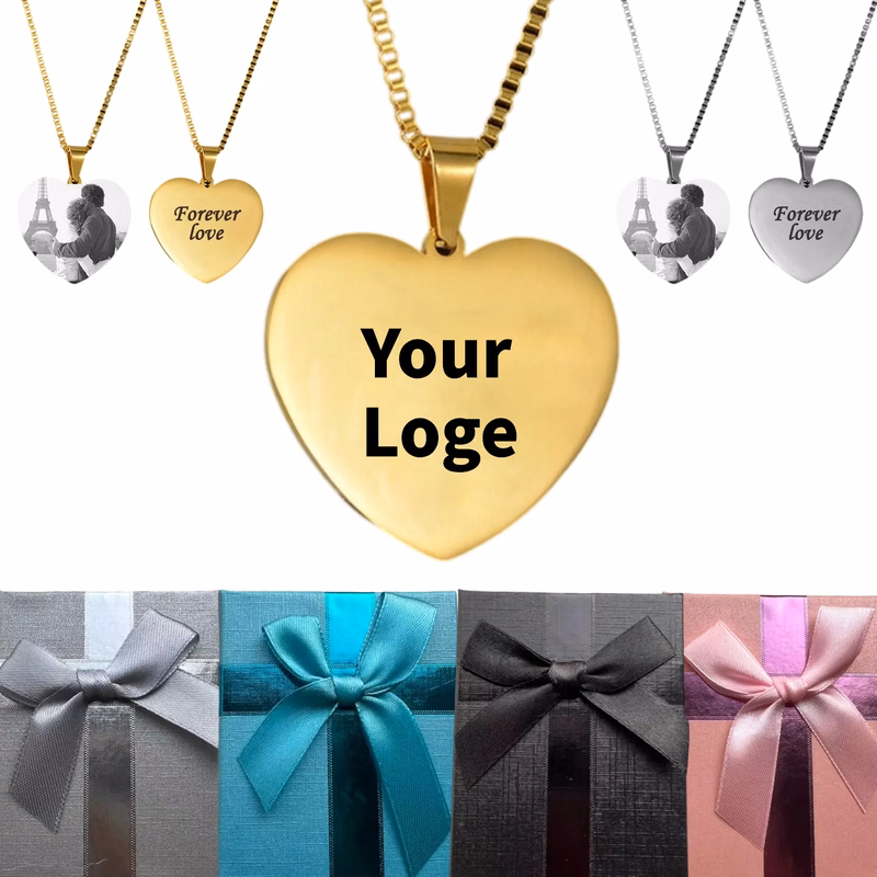Custom Heart - Shaped Necklace for Love Gifts