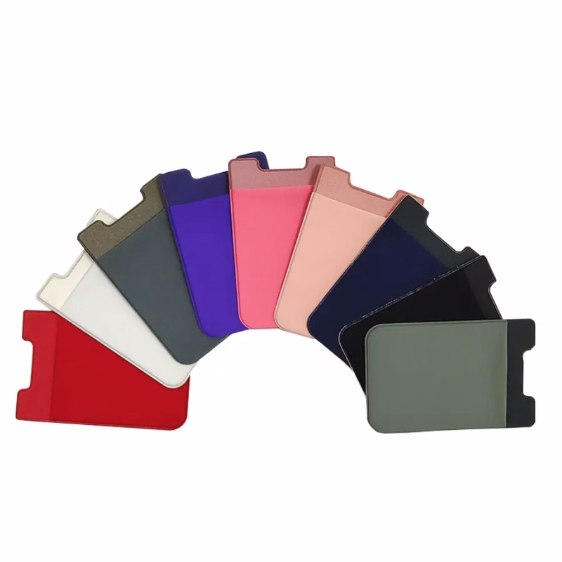 Adhesive silicone wallet