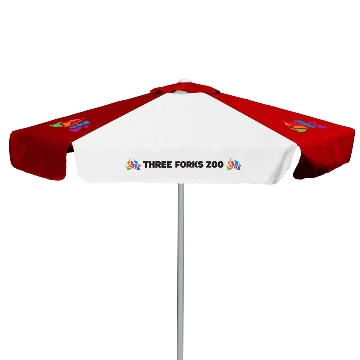 7' E-Z Glide Market Umbrella Kit with Valance (6 Imprints) 1