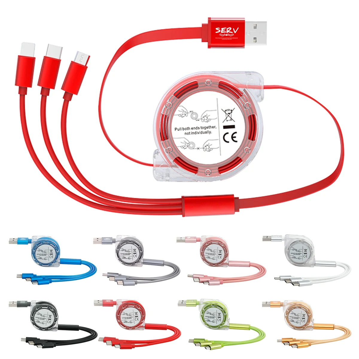 3-in-1 Multi Device Charger and USB Charging Cable 1