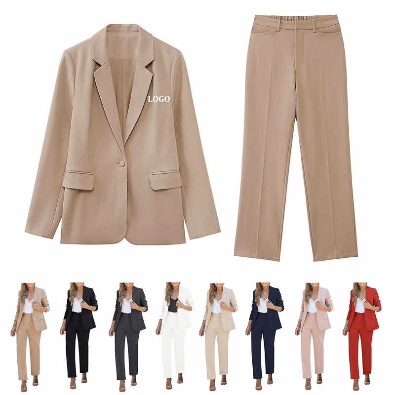 Women 2 Piece Business Casual Outfit Set