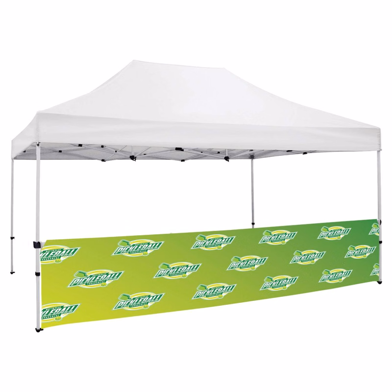15' Tent Half Wall (UV-Printed Mesh)