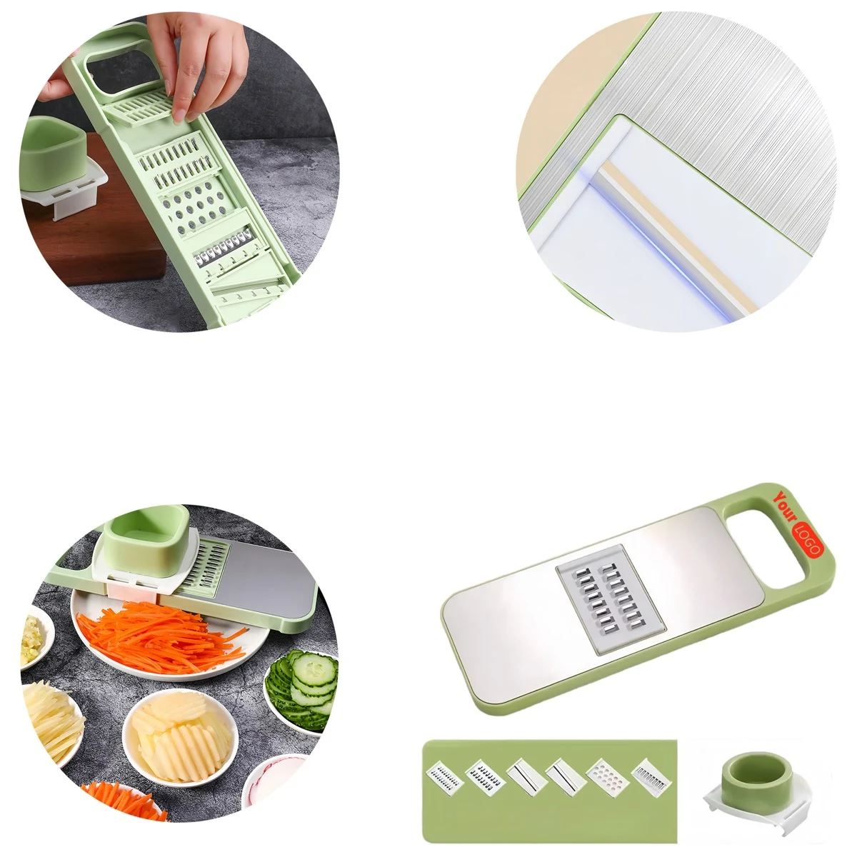 Simple Multifunctional Stainless Steel Vegetable Cutter 1
