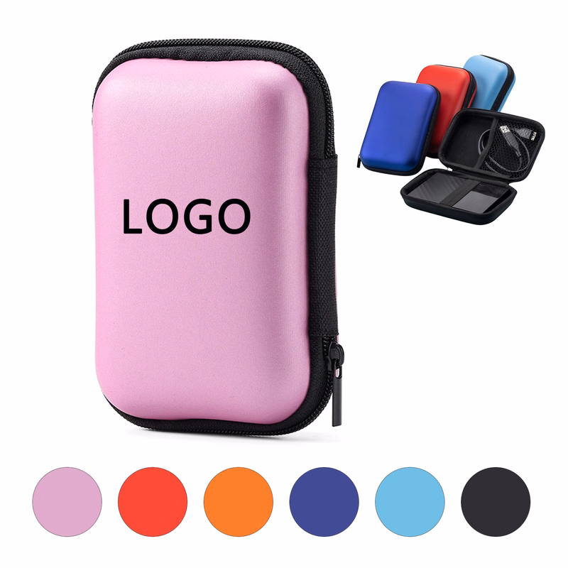 Multipurpose EVA Zipper Case For Earphones Wallet