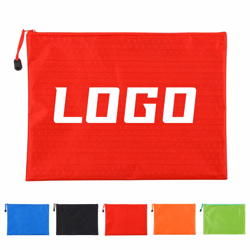 Football Texture A4 Document Zipper Folder