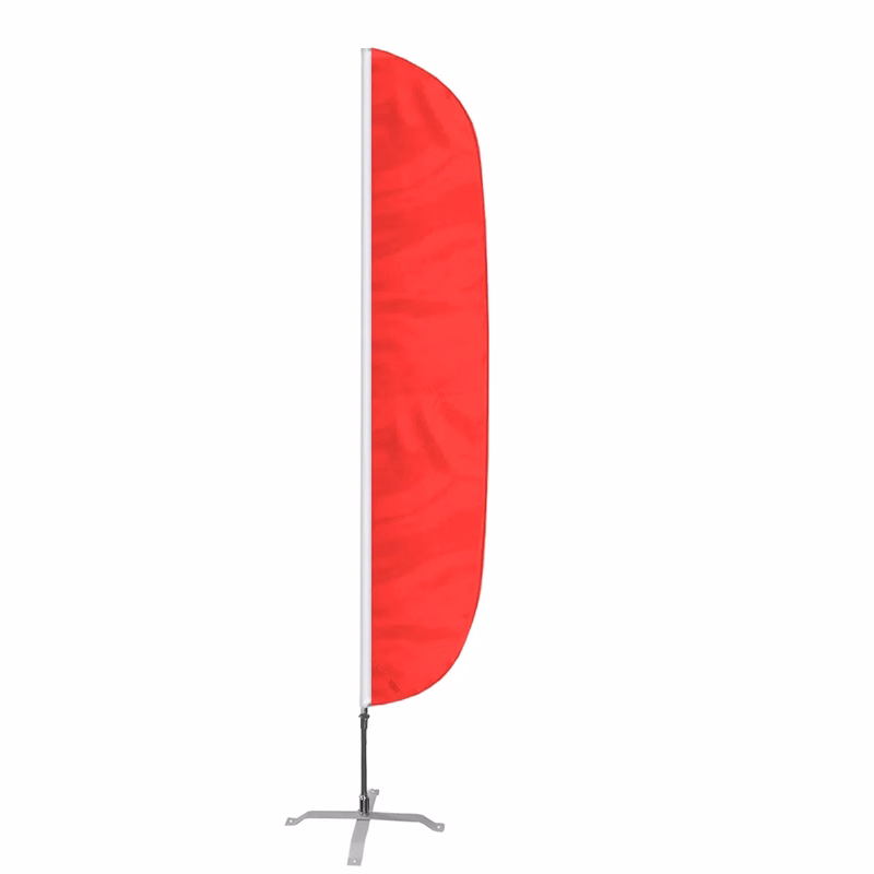 Blank 200D Nylon Feather Flags 17' x 3'