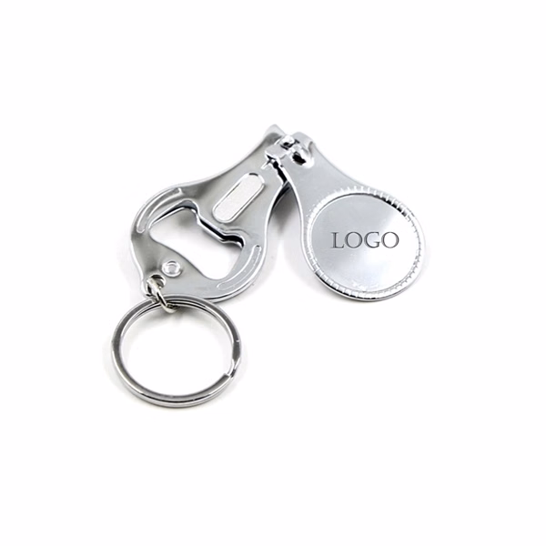 Multi Functional Nail Clipper Keychain