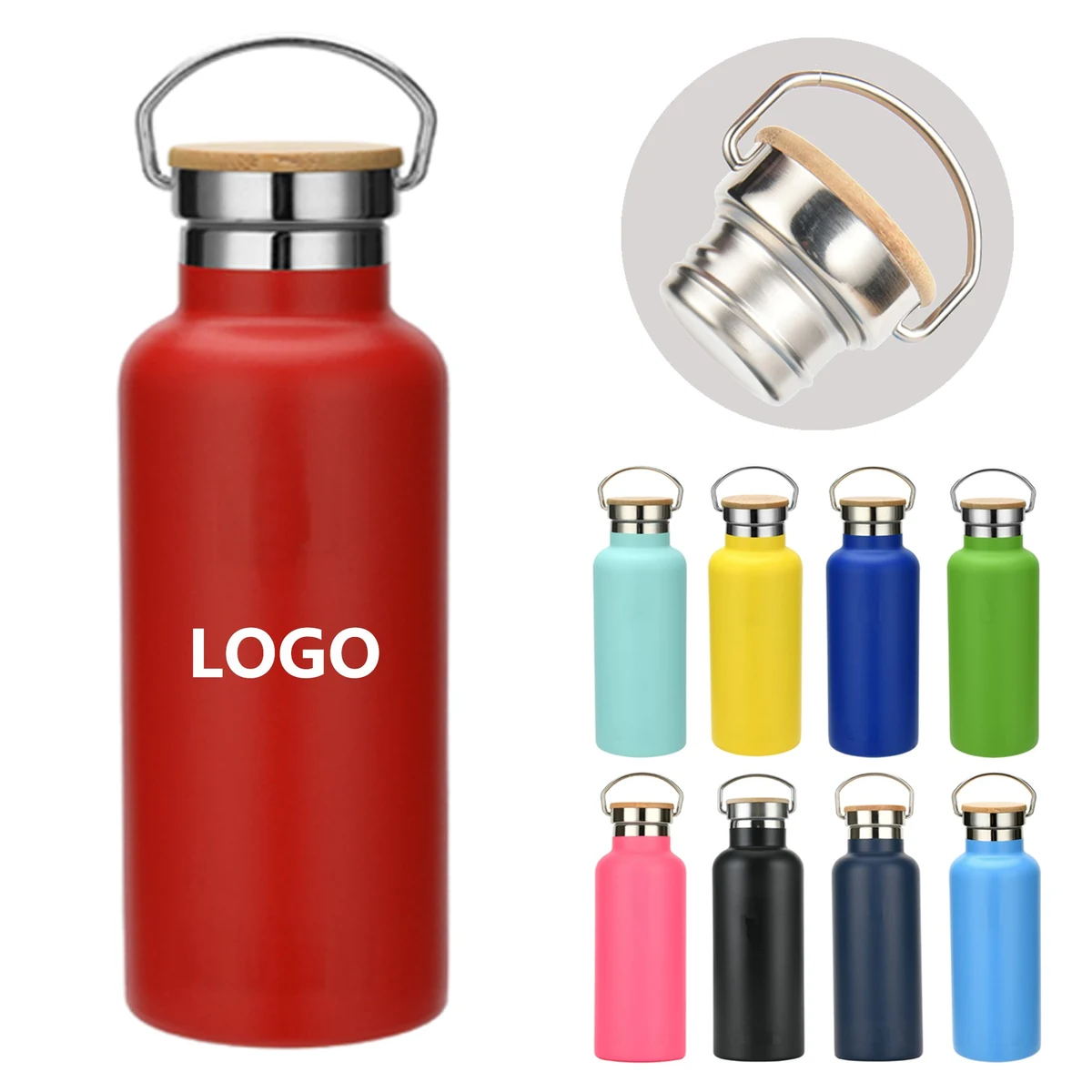 25 Oz. Stainless Steel Vacuum Bottle, custom water bottle with logo imprint 1