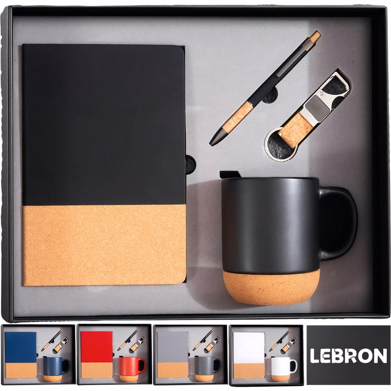 4PCS Business Notebook Mug Gift Set