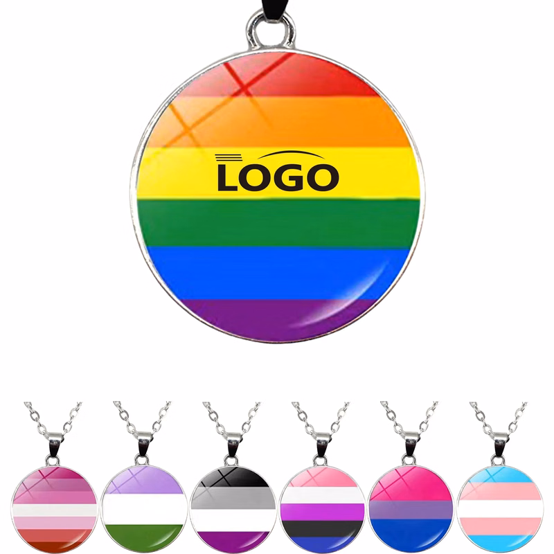 Gay Pride Necklace Rainbow MOQ20