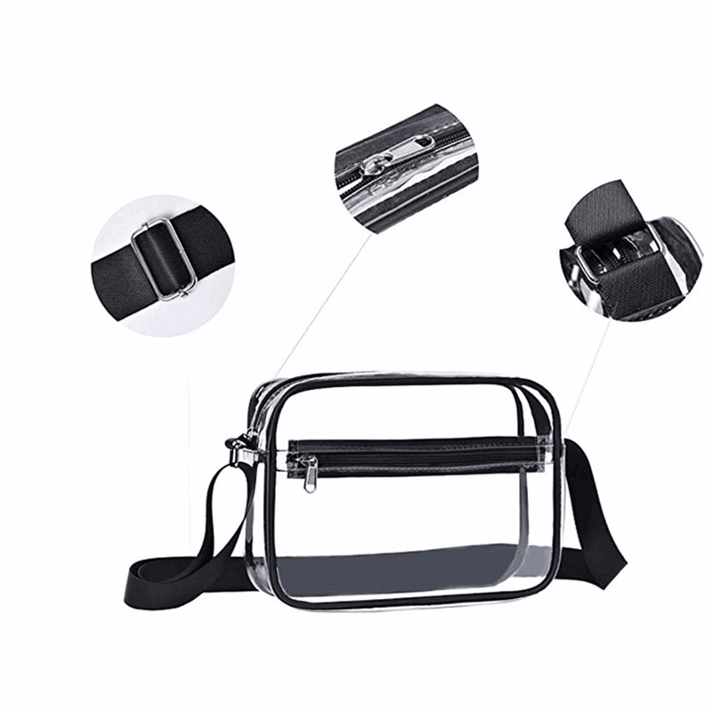Clear Crossbody Purse Gym Shoulder Tote Bag