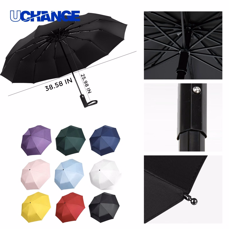 Durable Folding Umbrella for Rain