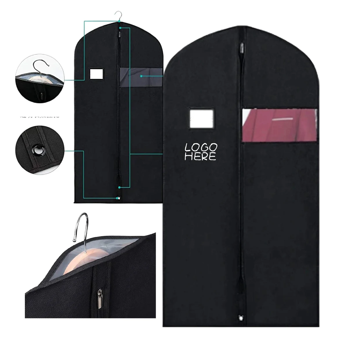 Non-Woven Polypropylene Garment Bags 1
