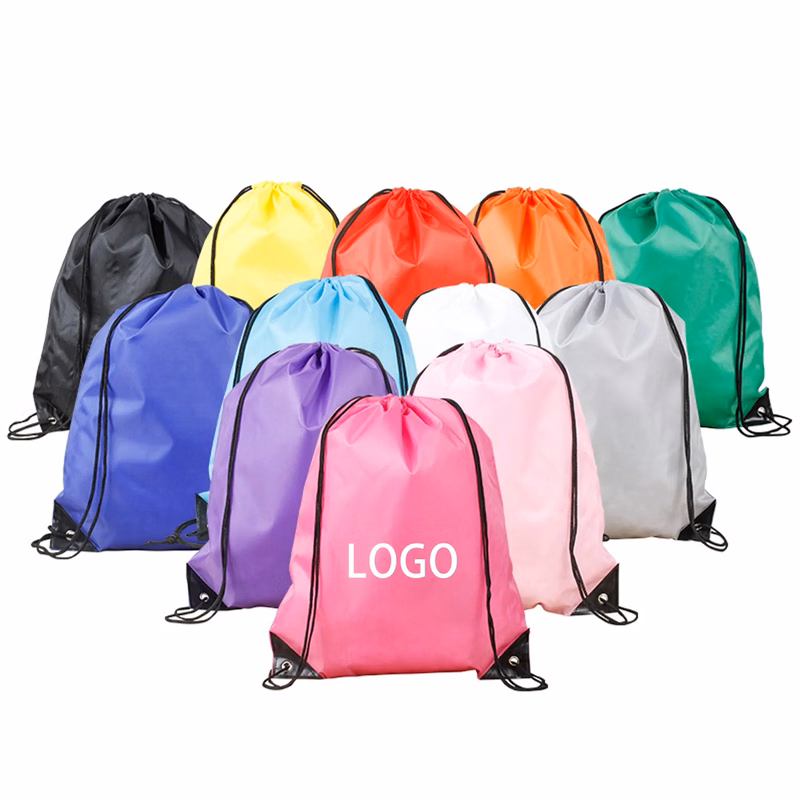 210D Polyester Drawstring Backpack