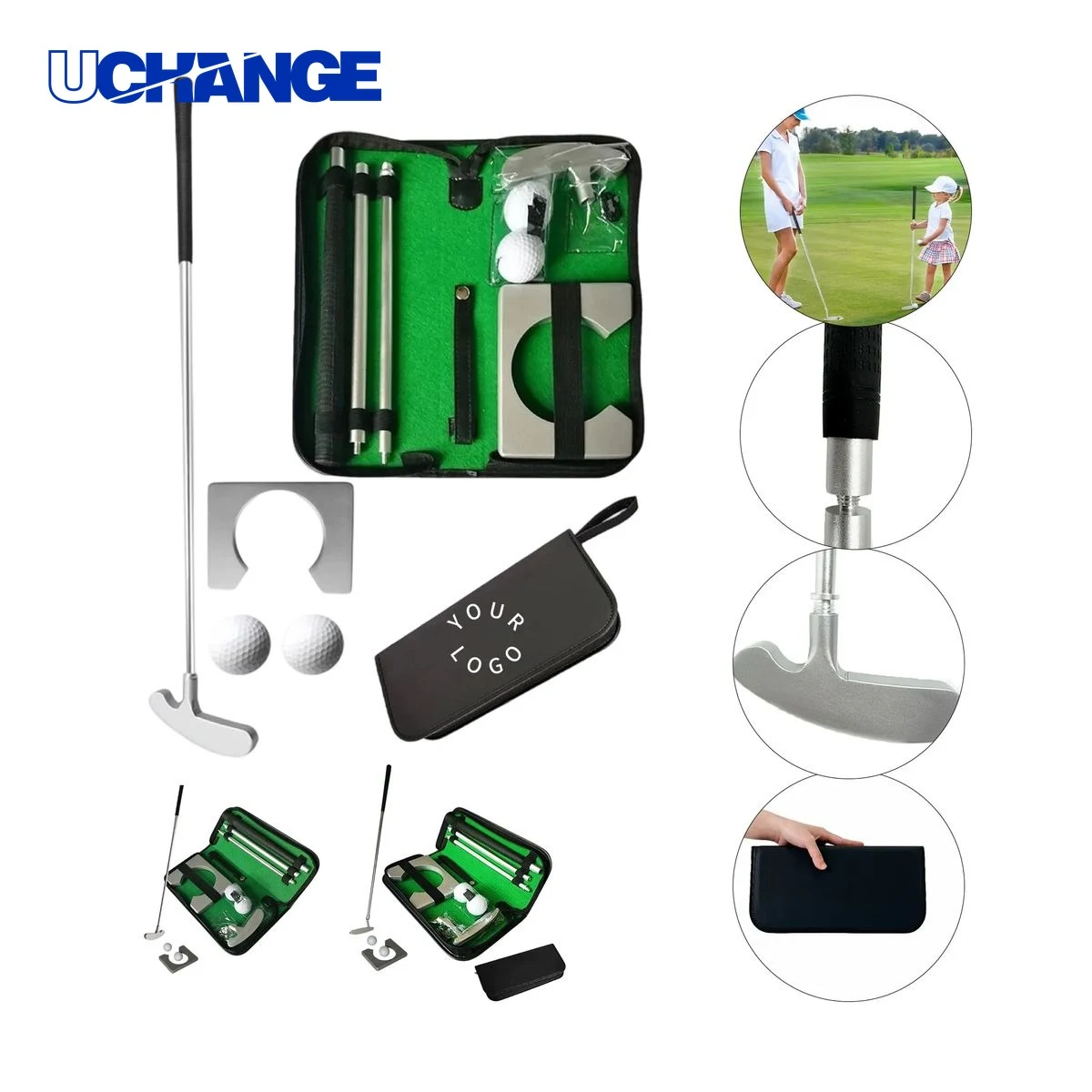 Three Section Golf Putter Set for Left and Right Hand 1