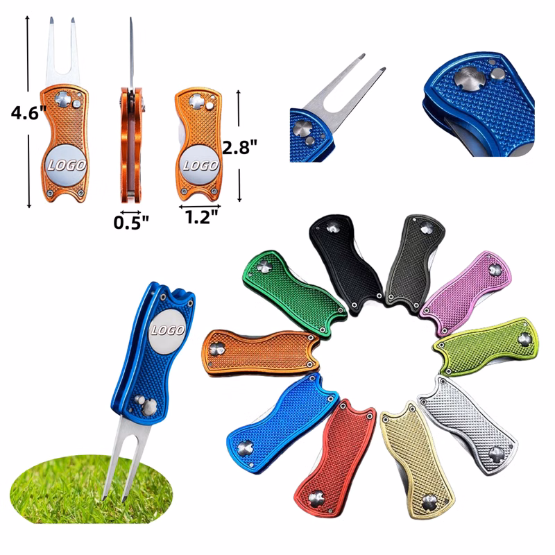 Folding Style Golf Green Fork Spring